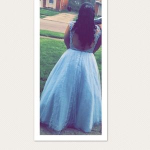 Light blue Camille Le Vie dress